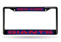 NEW YORK GIANTS BLACK LASER LICENSE PLATE FRAME