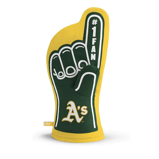 OAKLAND A'S #1 OVEN MITT