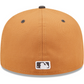 OAKLAND ATHLETICS 2-TONE COLOR PACK 59FIFTY FITTED HAT - BROWN/ CHARCOAL