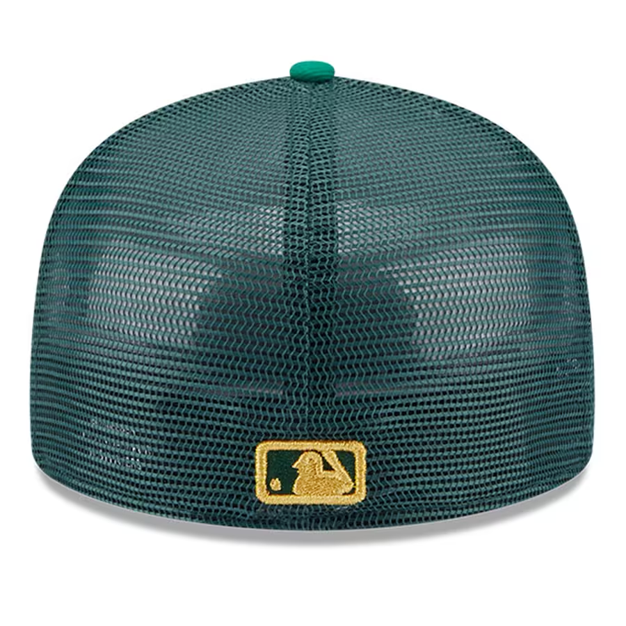 ATLETISMO DE OAKLAND 2023 ST. GORRA EQUIPADA 59FIFTY DEL DÍA DE PATRICIO
