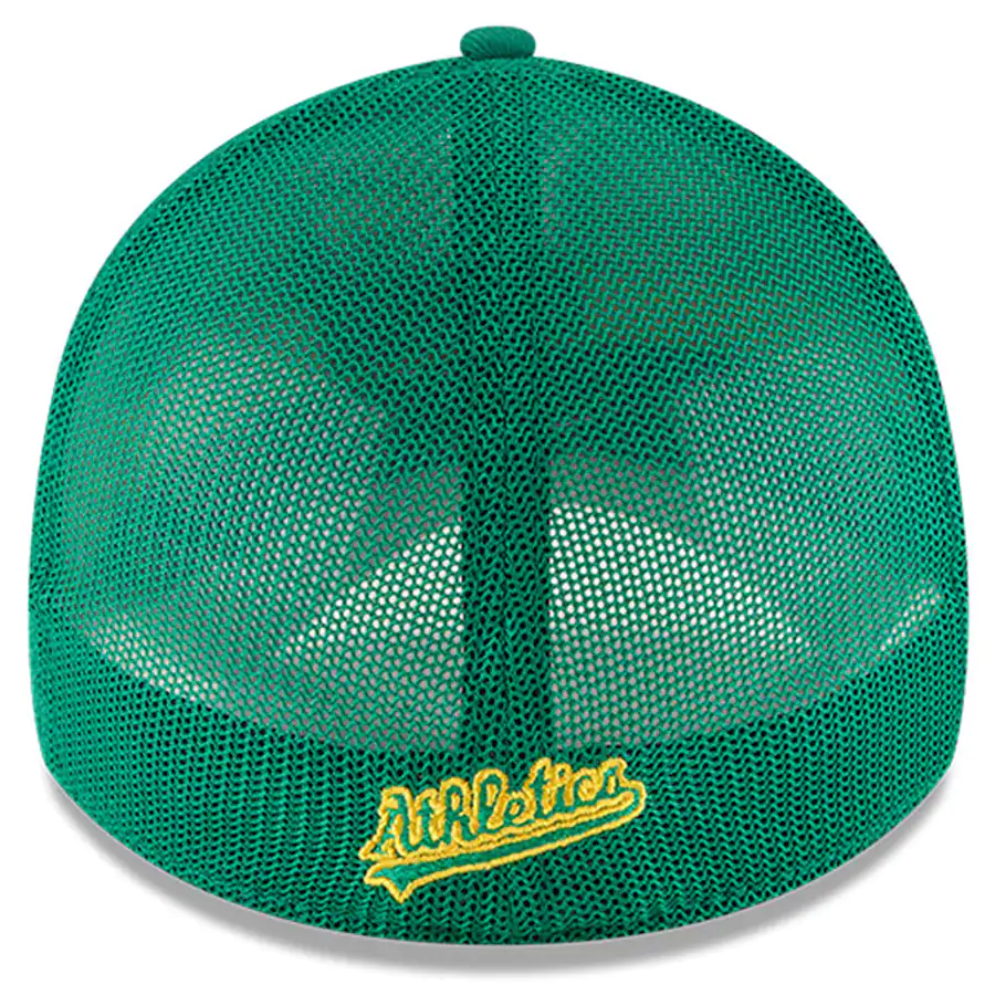 GORRA DE PRÁCTICA DE BATEO DE OAKLAND ATHLETICS 3930 AJUSTE FLEXIBLE