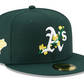 OAKLAND ATHLETICS BLOOM SIDEPATCH 59FIFTY FITTED HAT