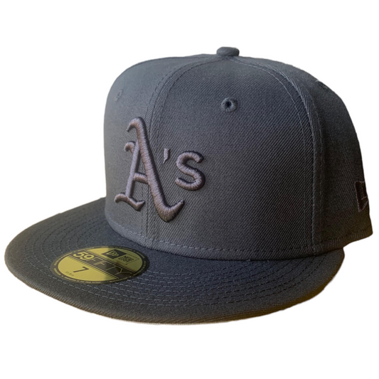 PAQUETE DE COLORES OAKLAND ATHLETICS GORRA AJUSTADA 59FIFTY - GRAFITO