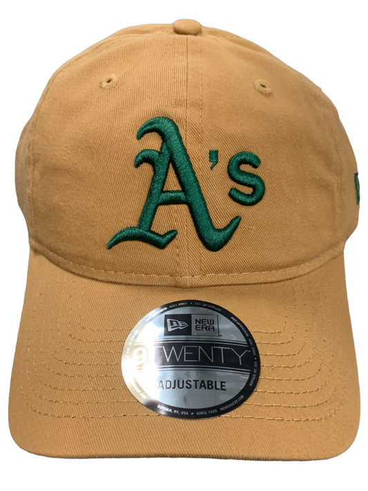 OAKLAND ATHLETICS CORE CLASSIC 9TWENTY ADJUSTABLE HAT - TAN