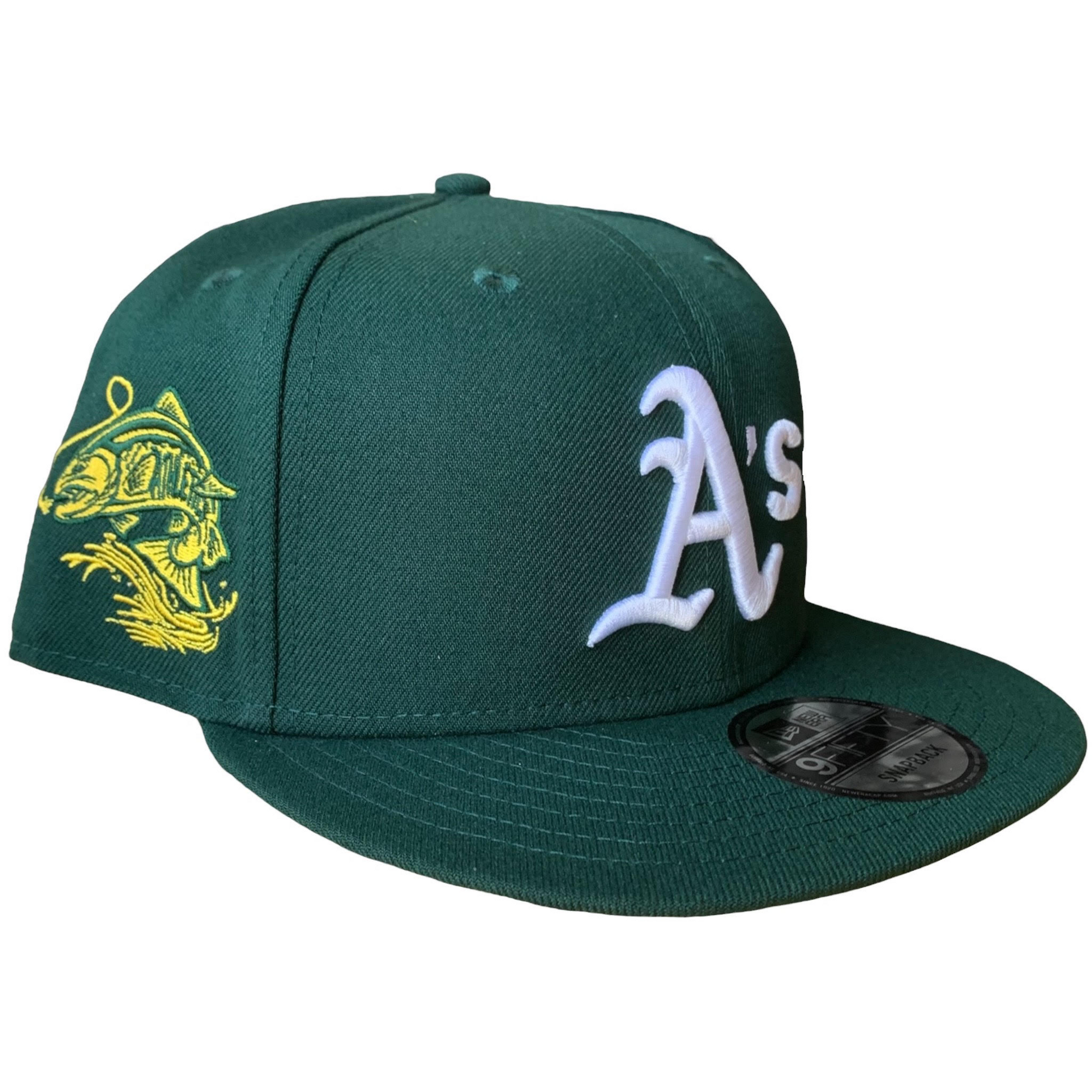 Oakland Athletics Fish Side Patch 9FIFTY Snapback Hat