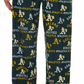 PANTALONES DE PIJAMA CON ESTAMPADO INSIGNIA DE OAKLAND ATHLETICS