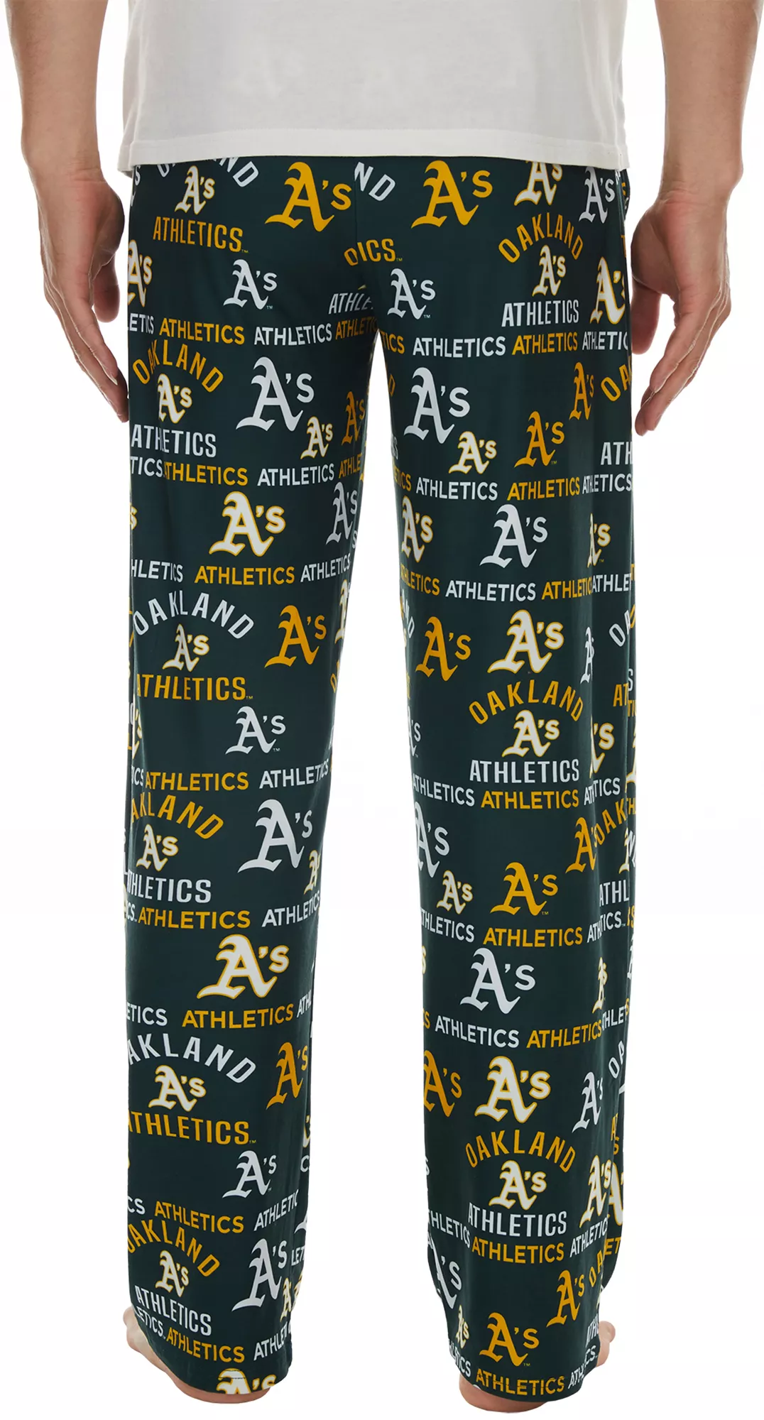 PANTALONES DE PIJAMA CON ESTAMPADO INSIGNIA DE OAKLAND ATHLETICS