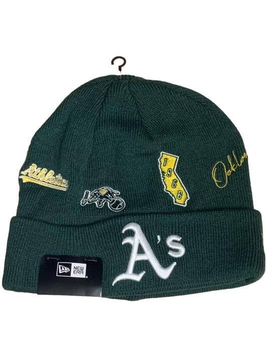 OAKLAND ATHLETICS IDENTITY KNIT BEANIE HAT