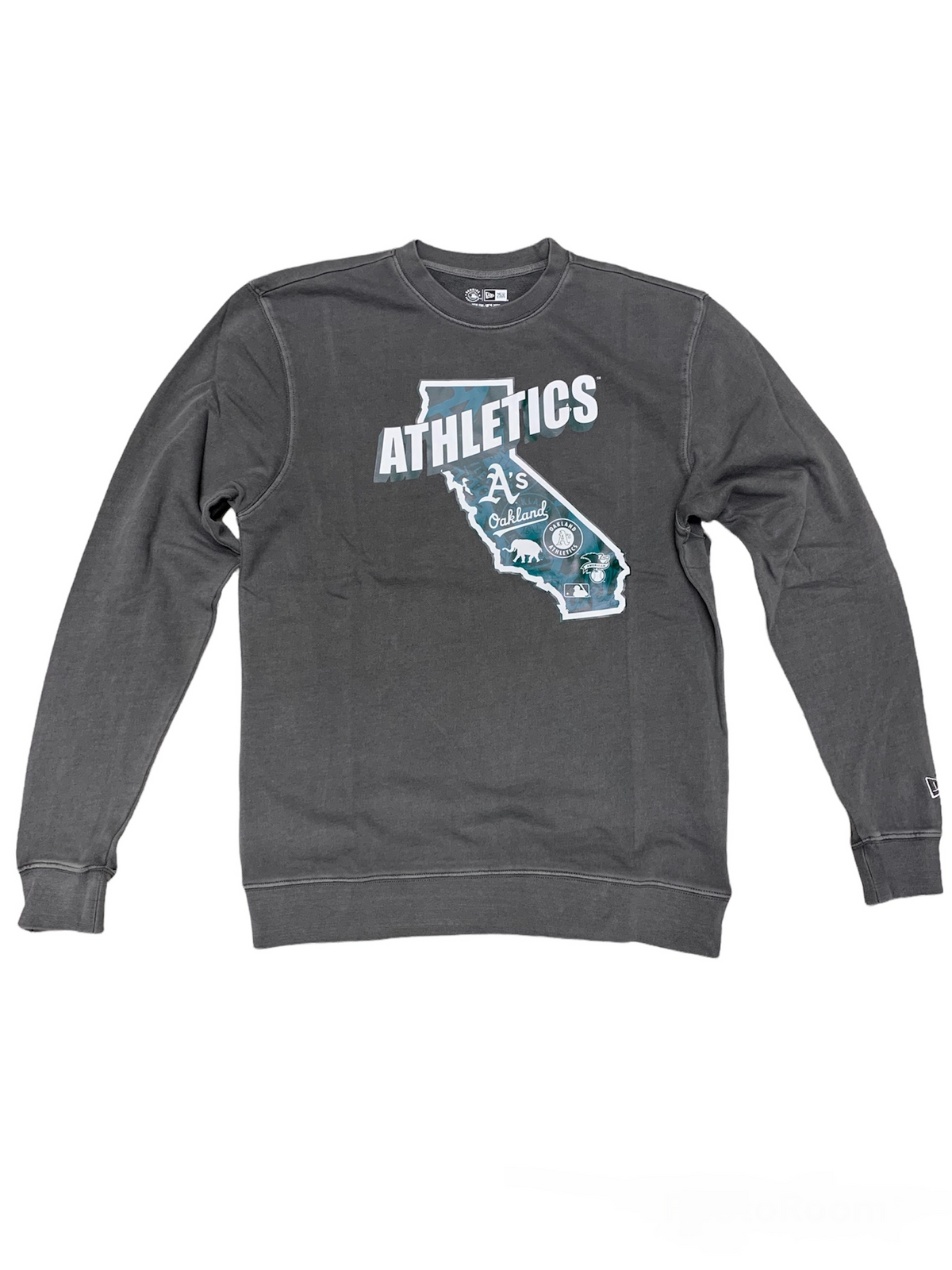 OAKLAND ATHLETICS CON SUÉTER CON LOGO DEL ESTADO