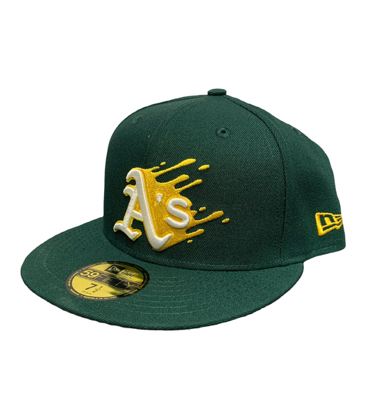 OAKLAND ATHLETICS LOGO SPLATTER 5950 EQUIPADO