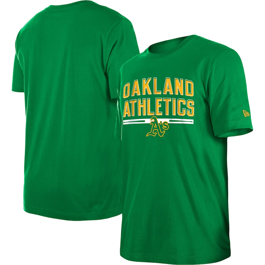 CAMISETA DE PRÁCTICA DE BATEO 2023 PARA HOMBRE DEL OAKLAND A'S