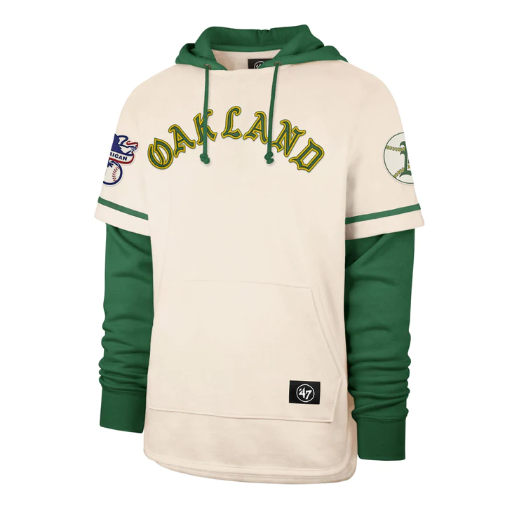 SUÉTER CON CAPUCHA TRIFECTA MARCA 47' PARA HOMBRE OAKLAND ATHLETICS - COOP