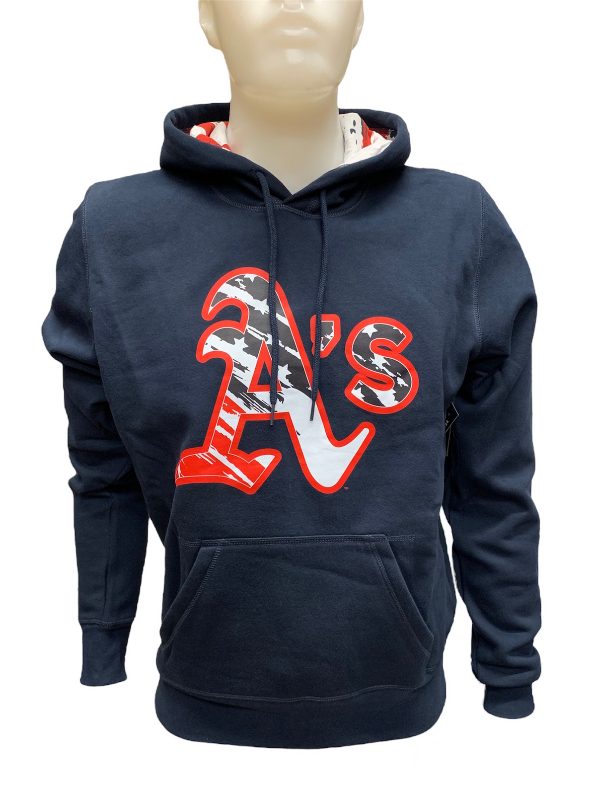 SUDADERA CON CAPUCHA PARA HOMBRE OAKLAND ATHLETICS DEL 4 DE JULIO