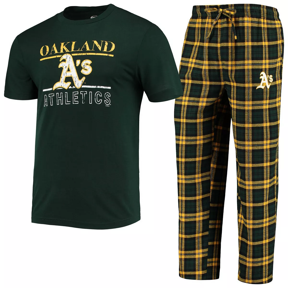 CONJUNTO DE PIJAMA LODGE PARA HOMBRE DEL OAKLAND A'S