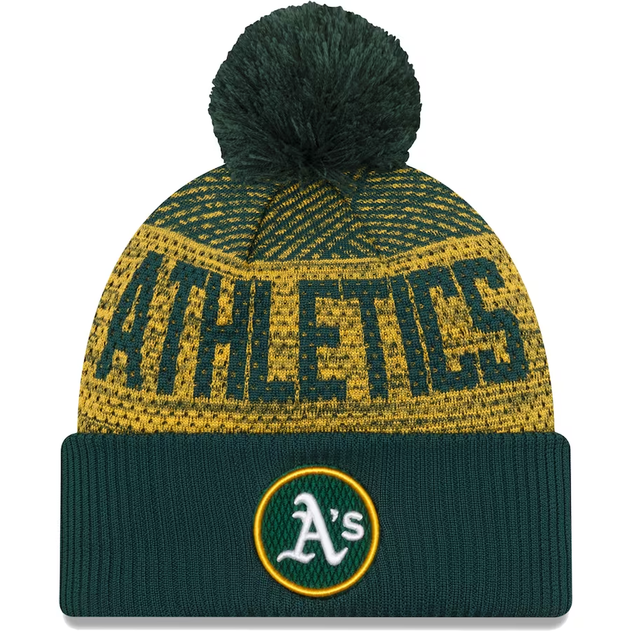 GORRO DE PUNTO DEPORTIVO ONFIELD DE OAKLAND ATHLETICS