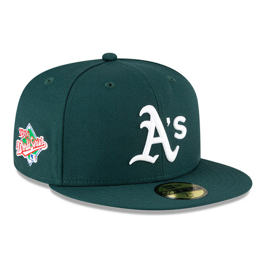 GORRA EQUIPADA 59FIFTY DE LA SERIE MUNDIAL CON PATCH UP DE OAKLAND ATHLETICS