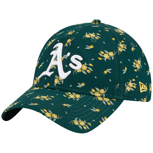 OAKLAND ATHLETICS WOMEN'S BLOOM 9TWENTY ADJUSTABLE HAT