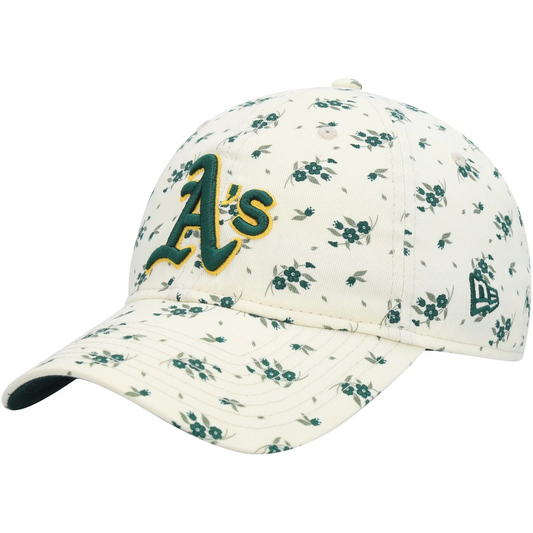 OAKLAND ATHLETICS WOMEN'S BLOOM 9TWENTY ADJUSTABLE HAT