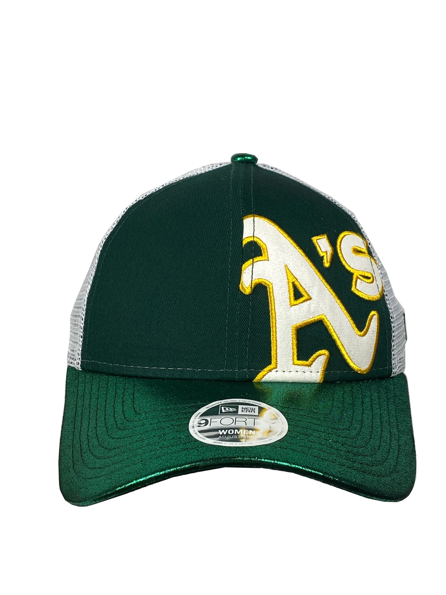 OAKLAND ATHLETIC'S WOMEN'S LOGO GLAM 9FORTY ADJUSTABLE