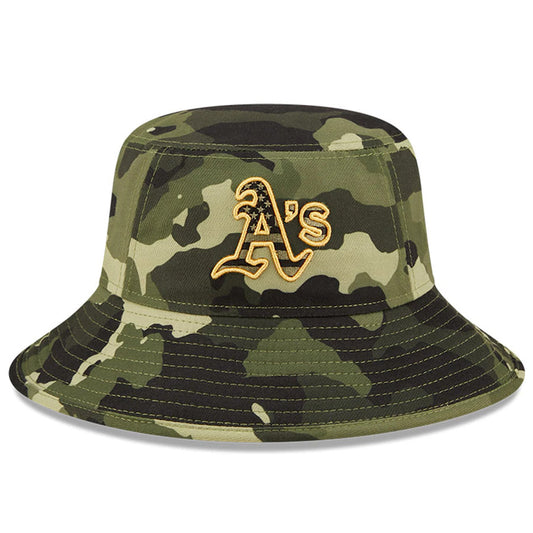 OAKLAND ATHLETICS 2022 ARMED FORCES BUCKET HAT