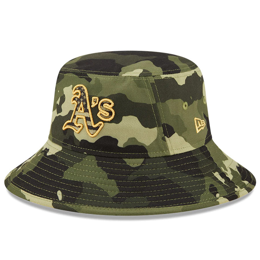 OAKLAND ATHLETICS 2022 ARMED FORCES BUCKET HAT