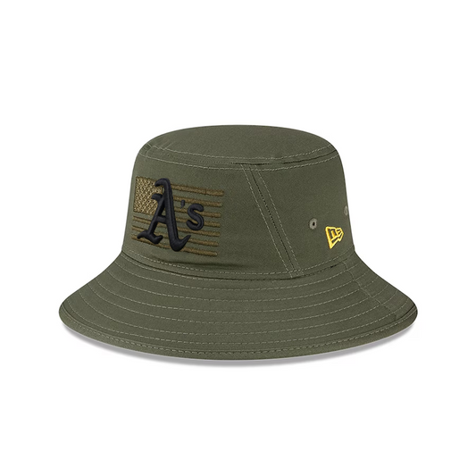 OAKLAND ATHLETICS 2023 ARMED FORCES BUCKET HAT