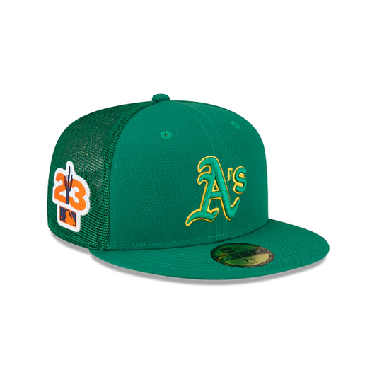 OAKLAND ATHLETICS 2023 ENTRENAMIENTO DE PRIMAVERA 59FIFTY GORRO AJUSTADO