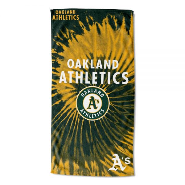 TOALLA PLAYA PSICODÉLICA OAKLAND ATHLETICS 30X60