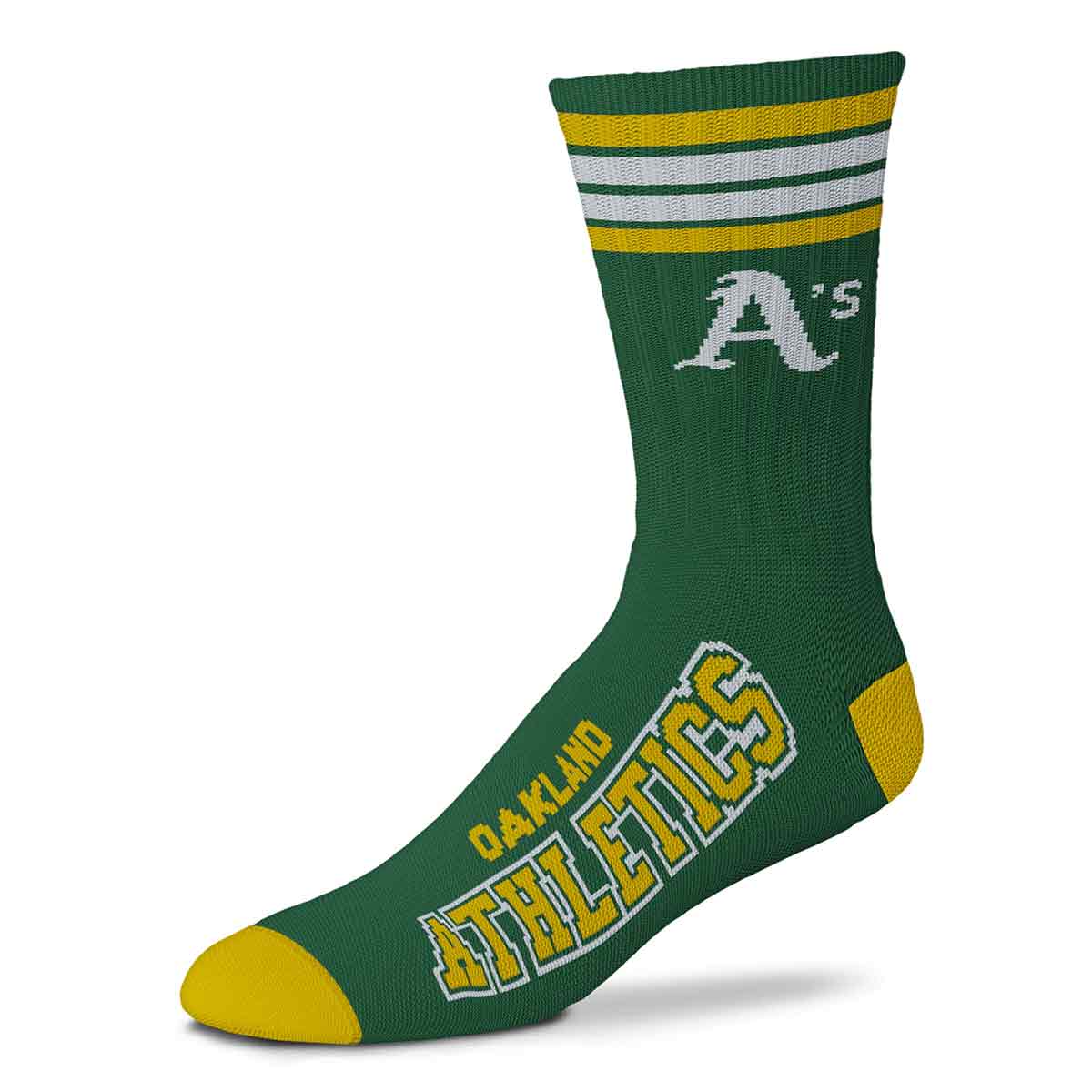 CALCETINES DEUCE DE 4 RAYAS DE OAKLAND ATHLETICS