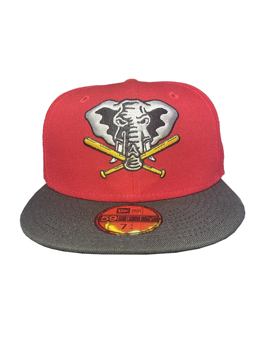 PARCHE LATERAL 50TH DE OAKLAND ATHLETICS 59FIFTY AJUSTADO