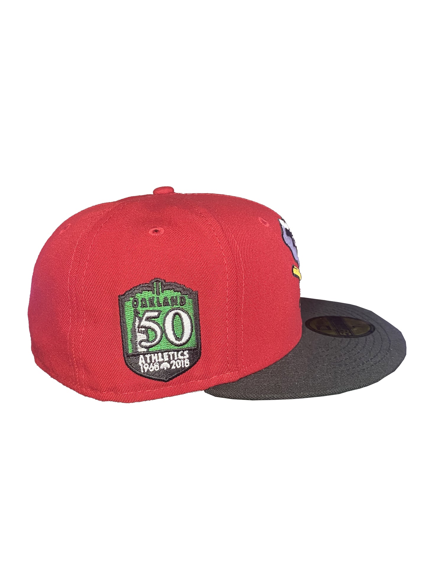 PARCHE LATERAL 50TH DE OAKLAND ATHLETICS 59FIFTY AJUSTADO
