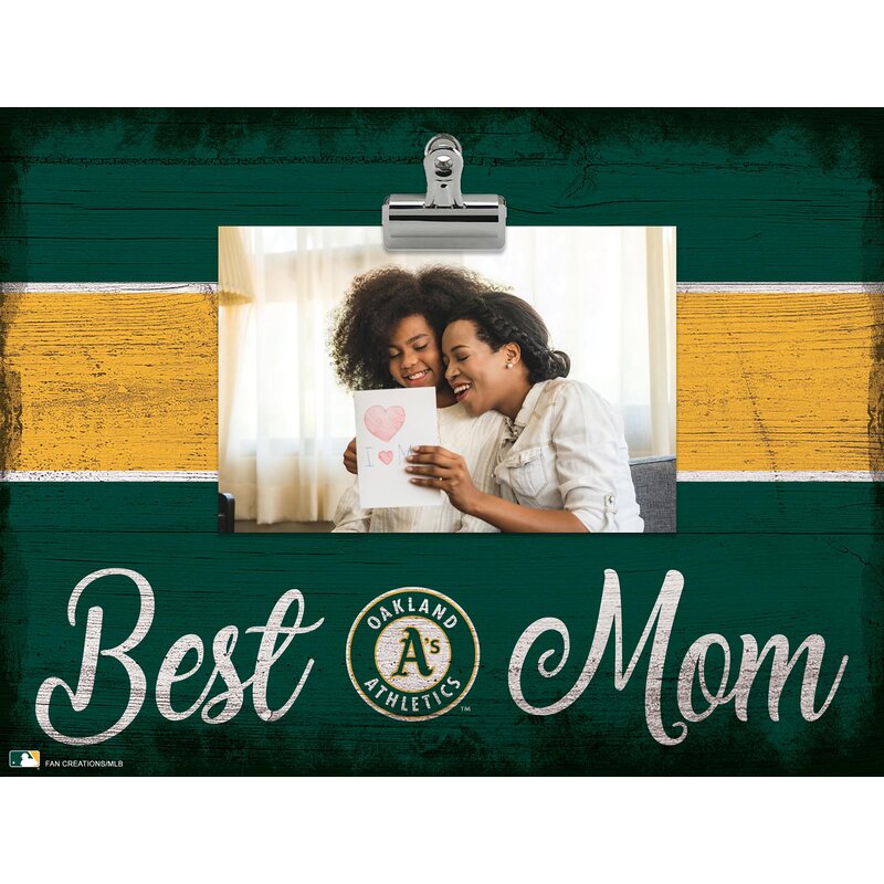 OAKLAND ATHLETICS BEST MOM PHOTO CLIP FRAME