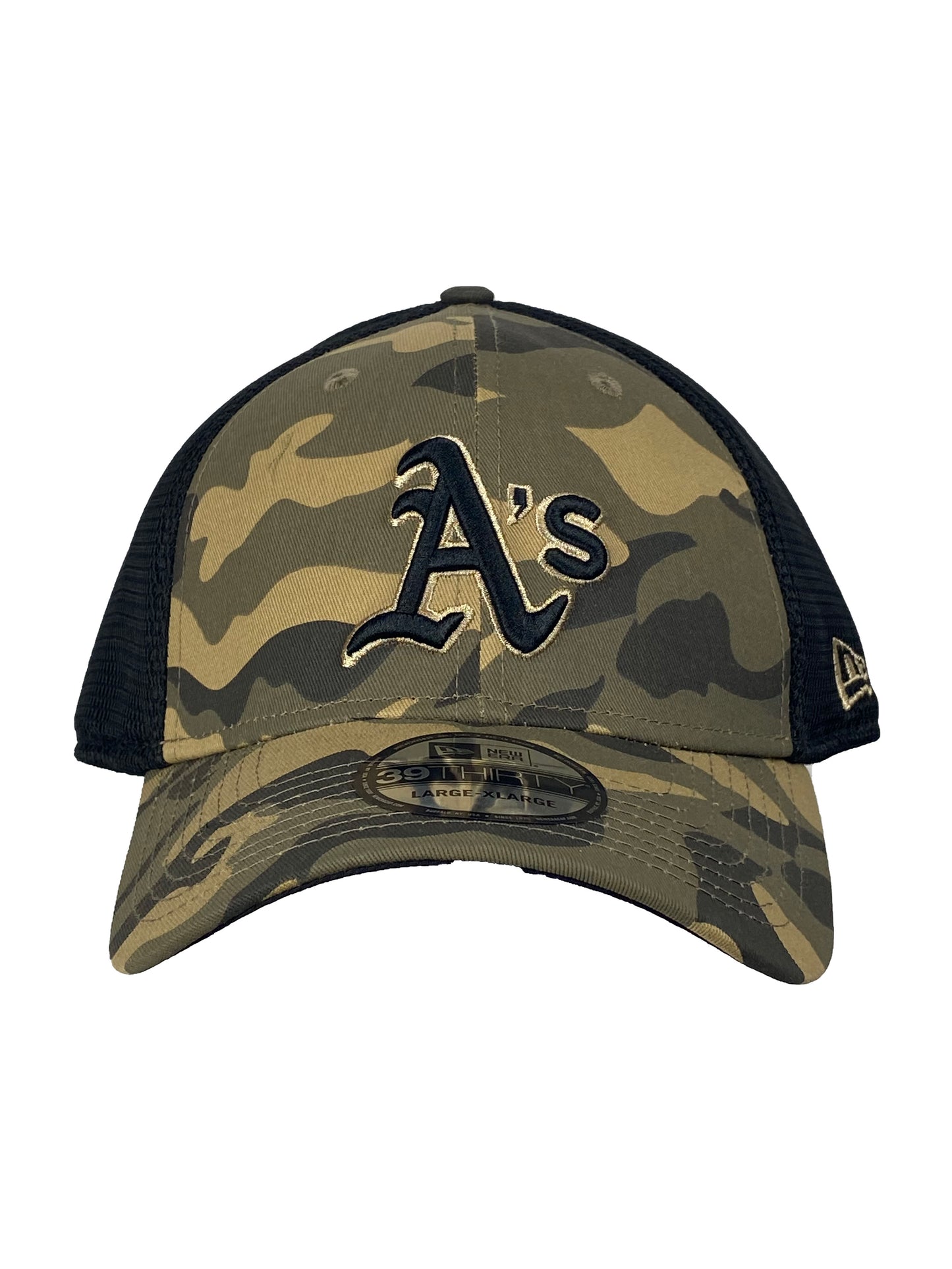 OAKLAND ATHLETICS CAMO NEO 39THIRTY FLEX FIT