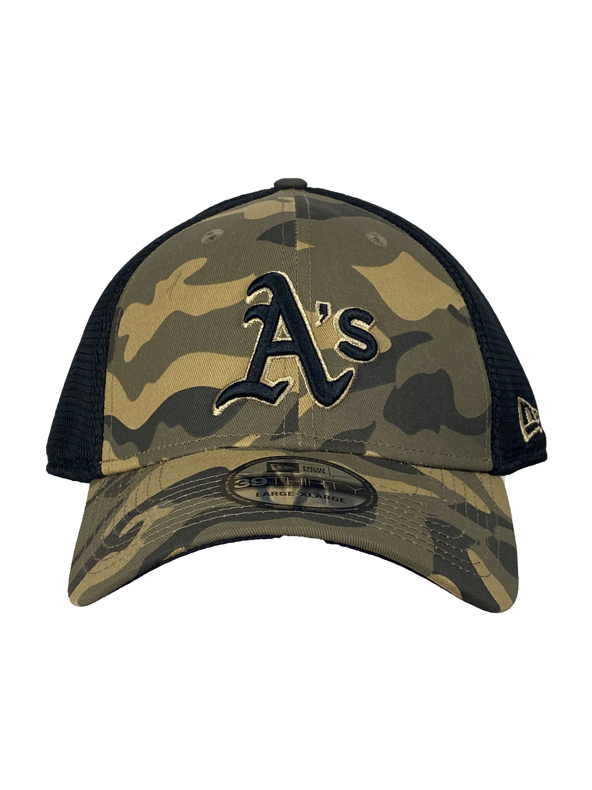 OAKLAND ATHLETICS CAMO NEO 39THIRTY FLEX FIT