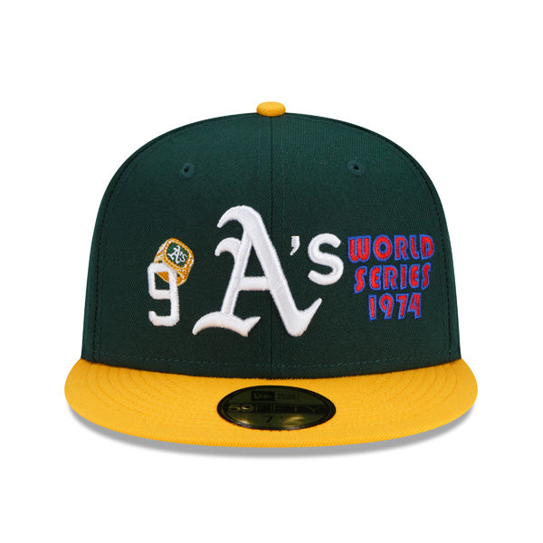 OAKLAND ATHLETICS CUENTA LOS ANILLOS 59FIFTY EQUIPADO