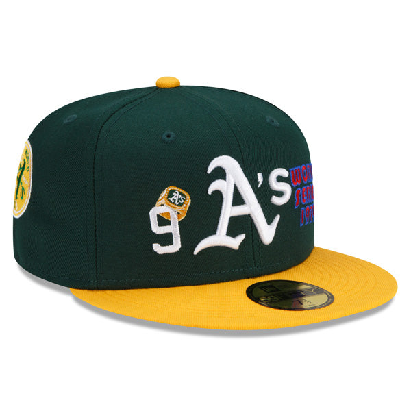 OAKLAND ATHLETICS CUENTA LOS ANILLOS 59FIFTY EQUIPADO