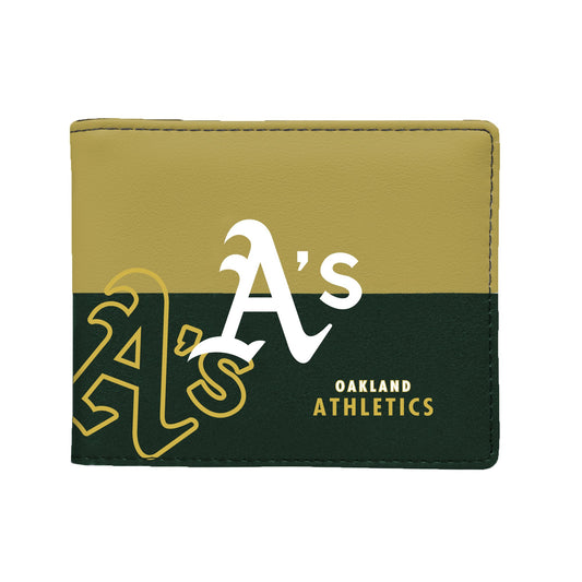 CARTERA DOBLE PLEGABLE CON LOGO DE OAKLAND ATHLETICS