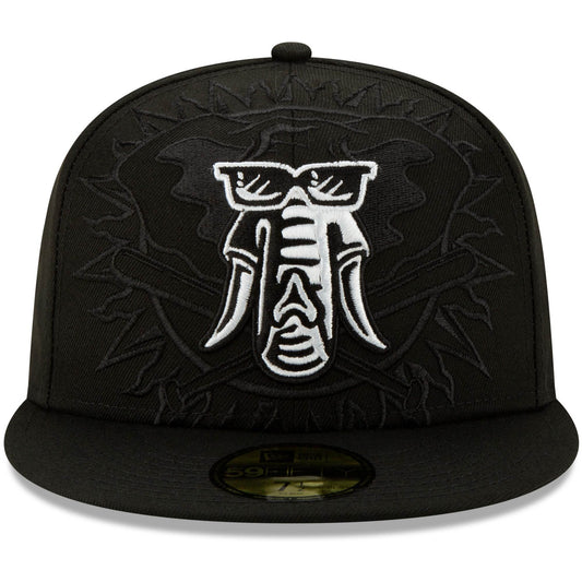 OAKLAND ATHLETICS LOGO ELEMENTS 5950 FITTED BLACK/WHITE