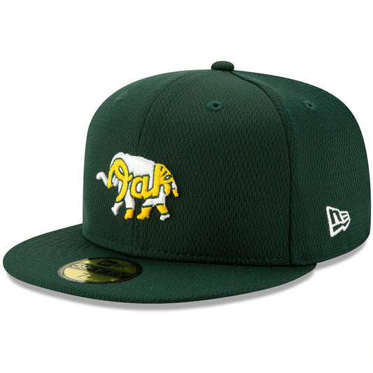 OAKLAND ATHLETICS ENTRENAMIENTO DE PRIMAVERA 2021 PARA HOMBRE 59FIFTY AJUSTADO