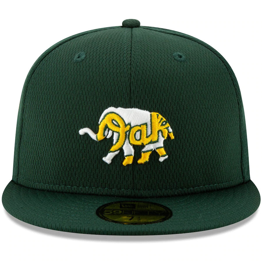 OAKLAND ATHLETICS ENTRENAMIENTO DE PRIMAVERA 2021 PARA HOMBRE 59FIFTY AJUSTADO