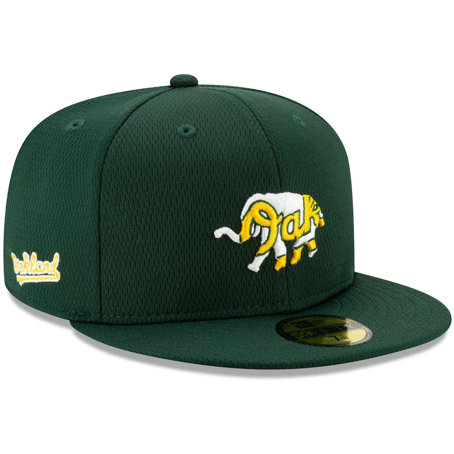 OAKLAND ATHLETICS ENTRENAMIENTO DE PRIMAVERA 2021 PARA HOMBRE 59FIFTY AJUSTADO