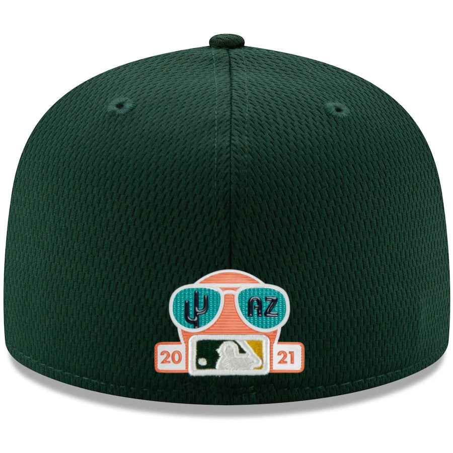 OAKLAND ATHLETICS ENTRENAMIENTO DE PRIMAVERA 2021 PARA HOMBRE 59FIFTY AJUSTADO