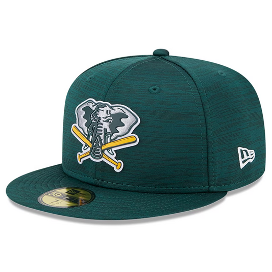 GORRO AJUSTADO CLUBHOUSE 59FIFTY 2023 PARA HOMBRE DE OAKLAND ATHLETICS