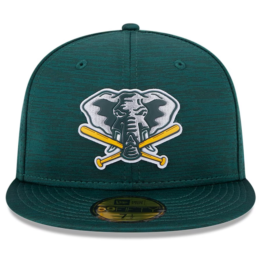 GORRO AJUSTADO CLUBHOUSE 59FIFTY 2023 PARA HOMBRE DE OAKLAND ATHLETICS