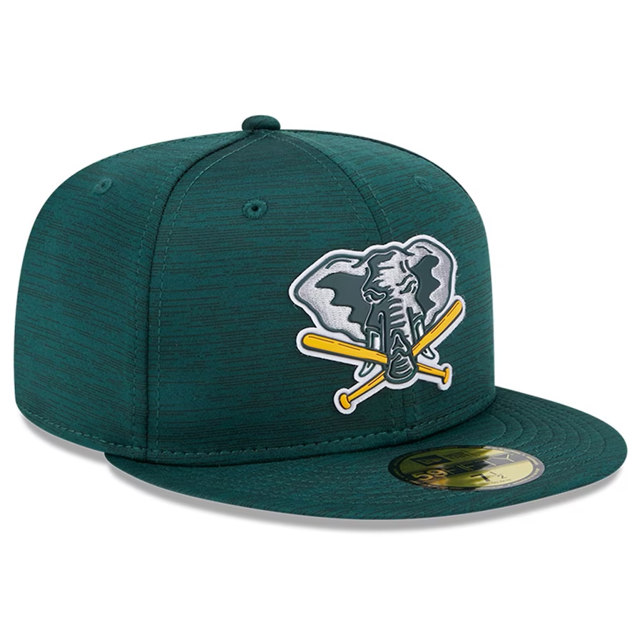 GORRO AJUSTADO CLUBHOUSE 59FIFTY 2023 PARA HOMBRE DE OAKLAND ATHLETICS