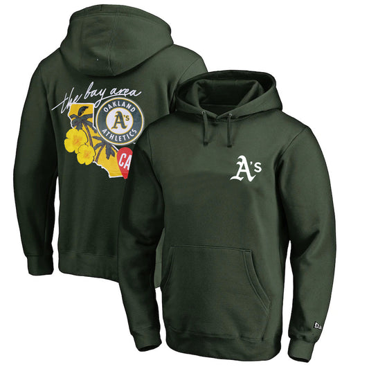 SUDADERA CON CAPUCHA CITY CLUSTER PARA HOMBRE OAKLAND ATHLETICS