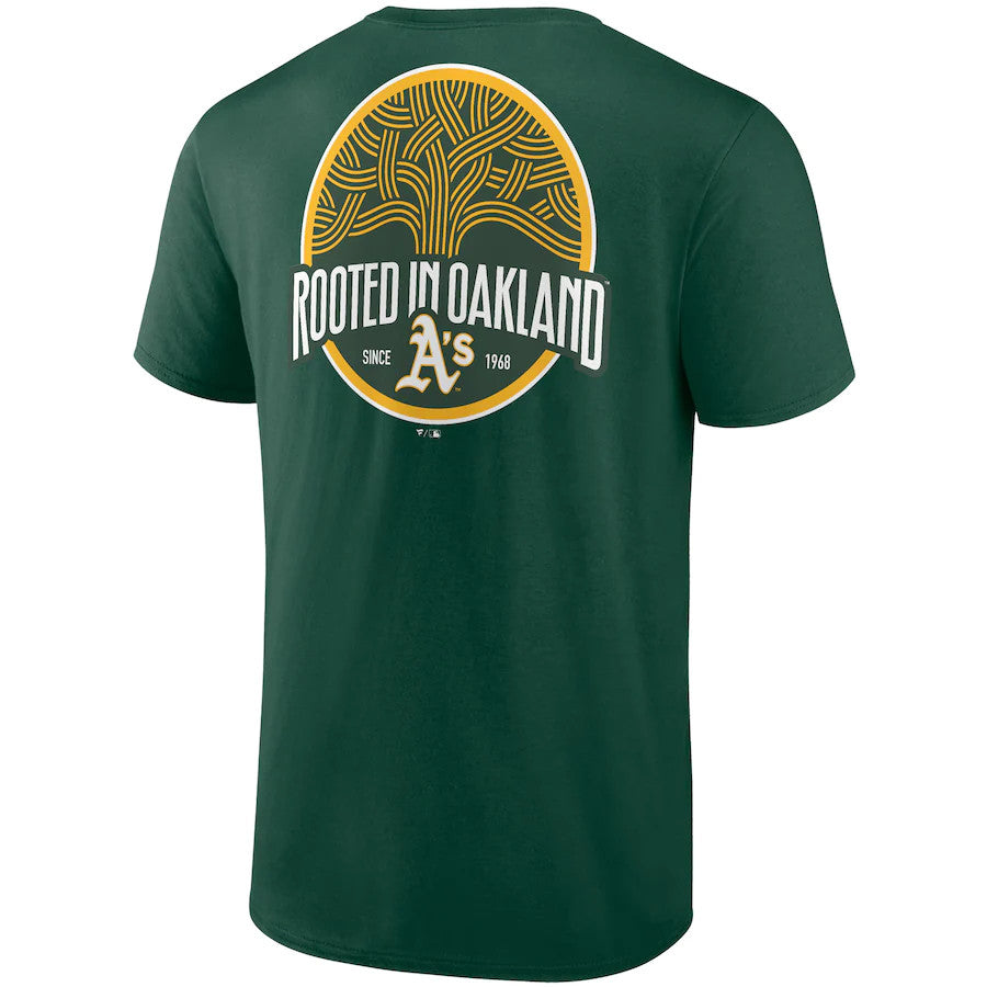OAKLAND ATHLETICS MEN'S ICONIC BRING IT ON T-SHIRT - GREEN