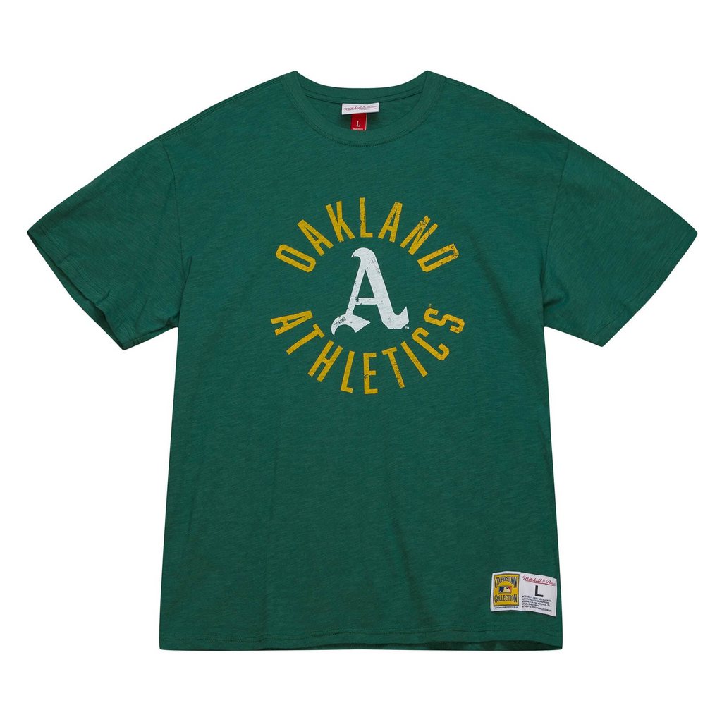OAKLAND ATHLETICS MEN'S LEGENDARY SLUB T-SHIRT - GREEN