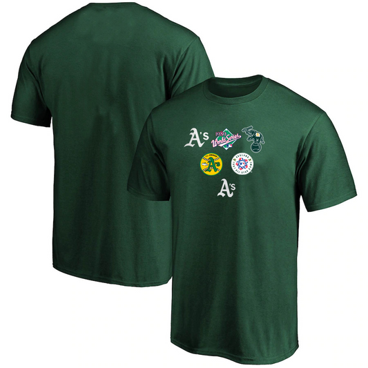 CAMISETA DE ORGULLO CON PARCHE DE HOMBRE DE OAKLAND ATHLETICS