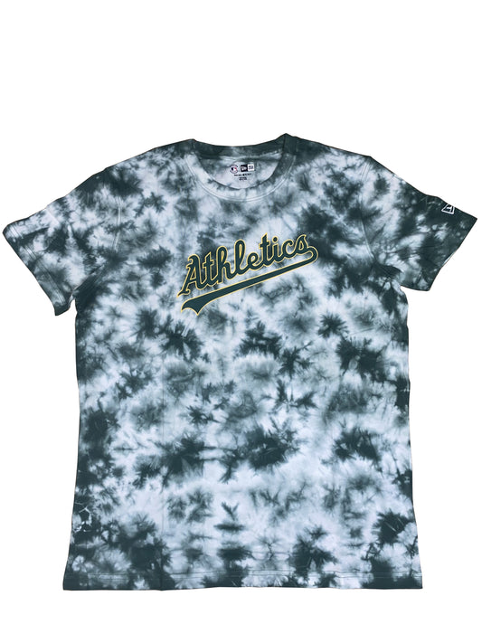 OAKLAND ATHLETICS MEN'S TIE DYE T-SHIRT